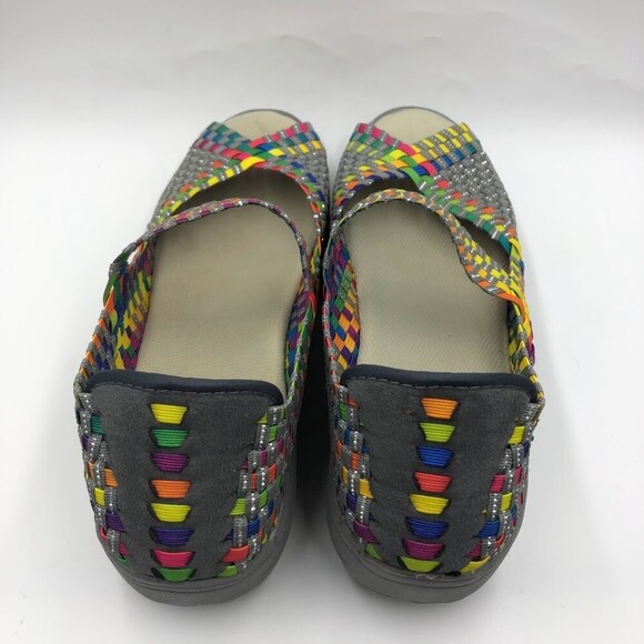 Corkus Women's Colorful Wedge Sandals Mary Janes Slip On Open Toe Beth Size 10 - Picture 10 of 14
